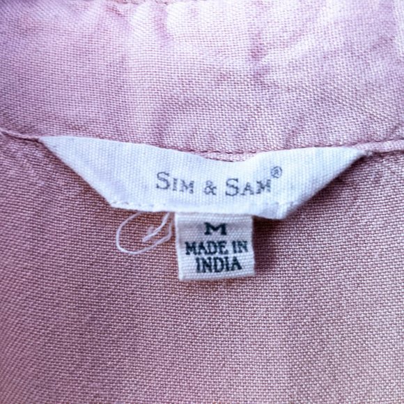 Pink Button Up Top - Picture 4 of 4